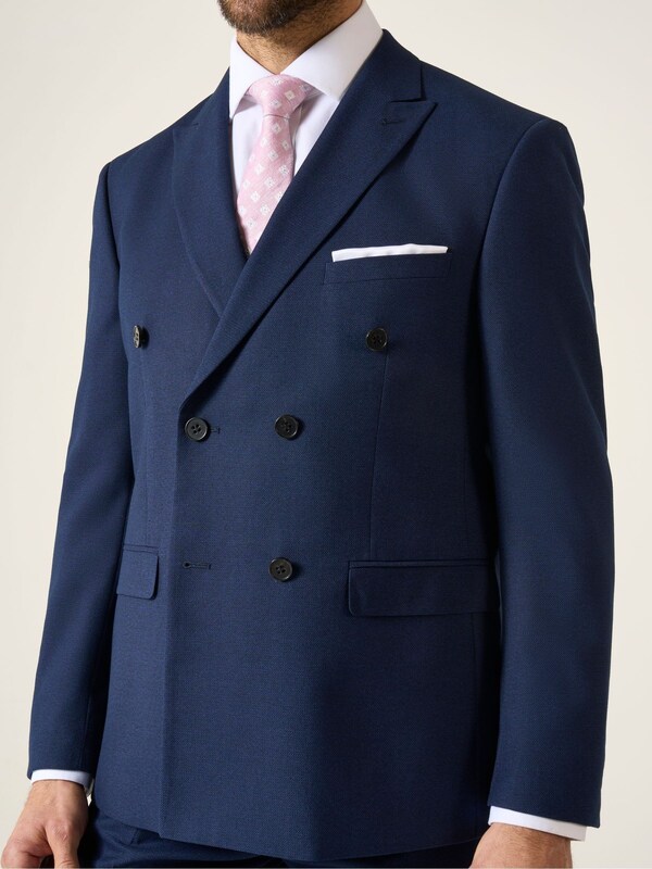 seraphine Skopes Navy Blue Double Breasted Harcourt Suit Jacket
