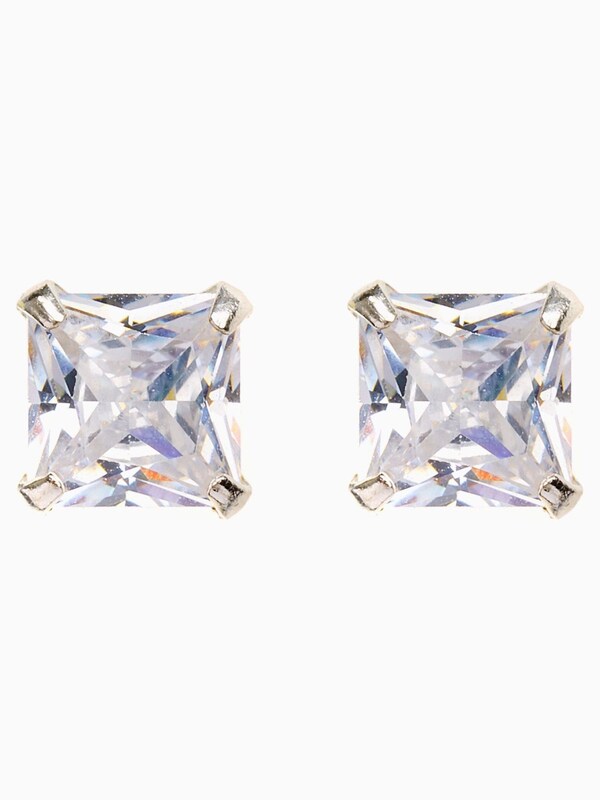 Seraphine Sterling Silver Cubic Zirconia Stud Earrings