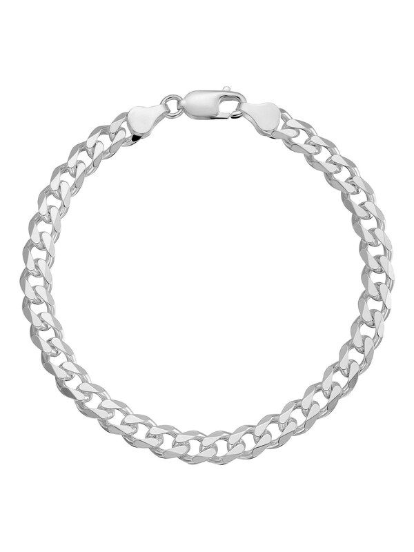 Seraphine Sterling Silver Sterling Silver Curb Bracelet