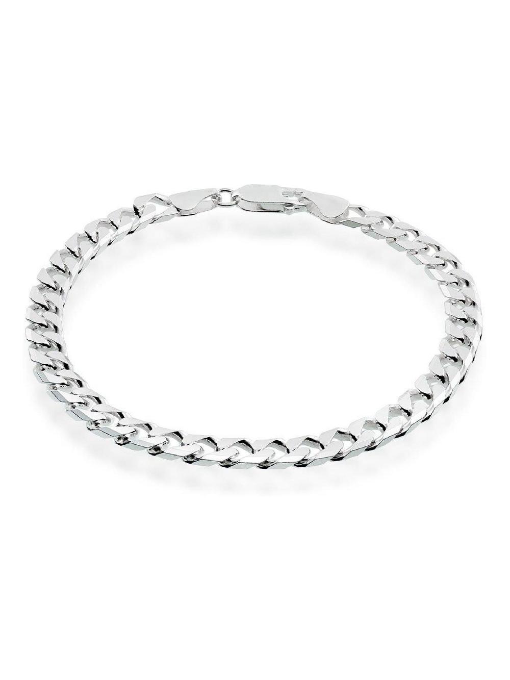 seraphine Sterling Silver Sterling Silver Curb Bracelet