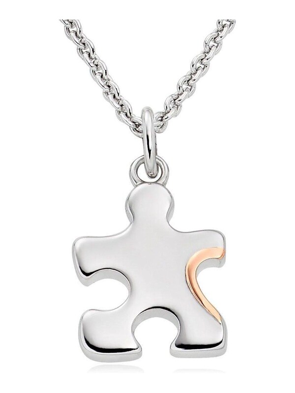 Seraphine Sterling Silver Sterling Silver Jigsaw Necklace Set