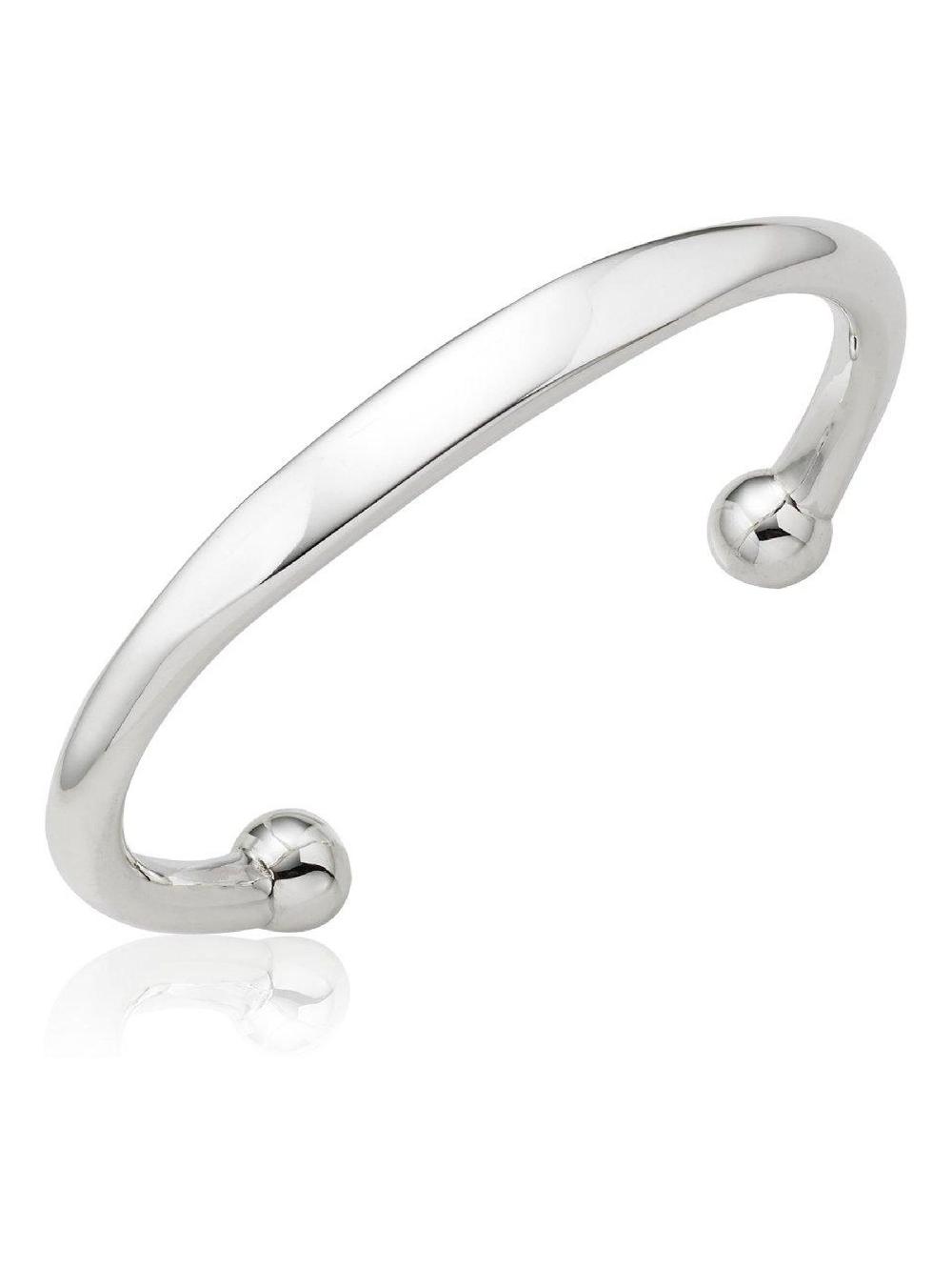 seraphine Sterling Silver Sterling Silver Torque Id Bangle