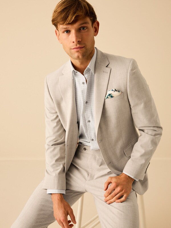 Seraphine Stone Slim Fit Motionflex Stretch Suit Jacket