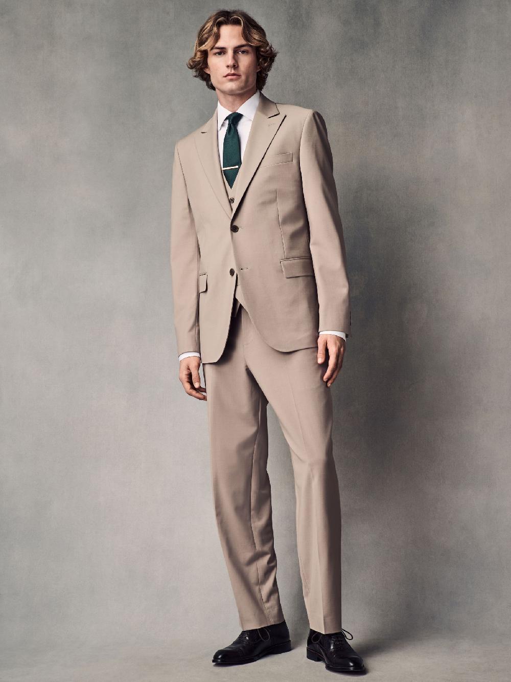 seraphine Stone Slim Fit Wool Blend Motionflex Suit Jacket seraphine Stone Slim Fit Wool Blend Motionflex Suit Jacket