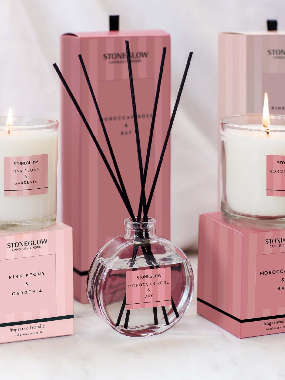 seraphine Stoneglow Moroccan Rose & Bay Modern Classics Reed Diffuser