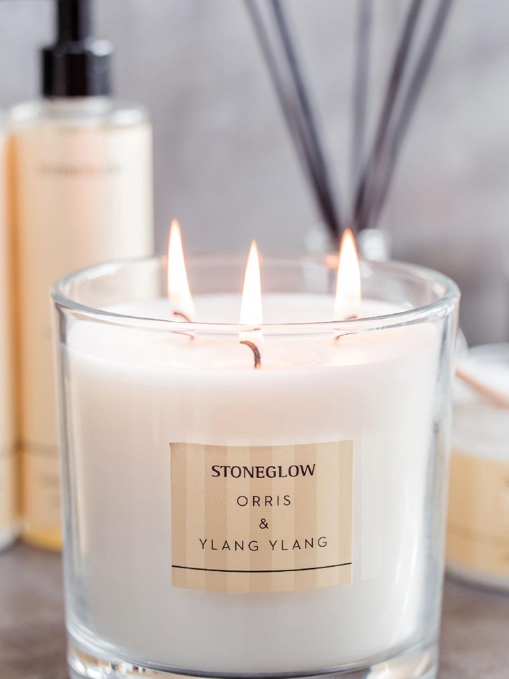 seraphine Stoneglow Orris & Ylang Ylang 3 Wick Modern Classics Scented Candle