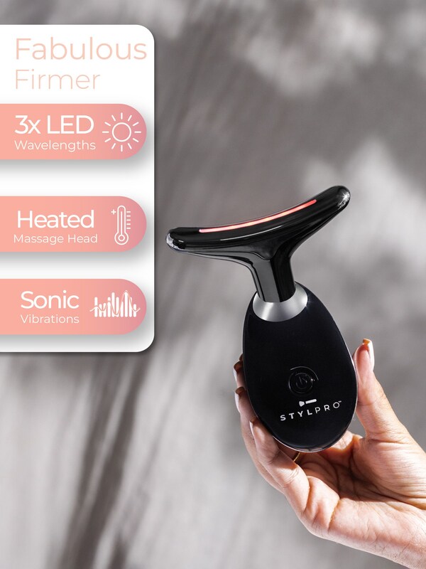 Seraphine Stylpro Fabulous Firmer LED Massaging Neck And Face Smoother Device