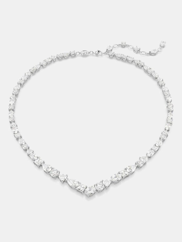 Seraphine Swarovski Silver Mesmera Mixed Cuts Rhodium Plated Jewellery Set