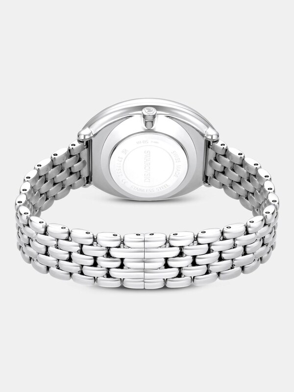 Seraphine Swarovski Silver Swiss Made Stainless Steel Metal Bracelet Imber Watch