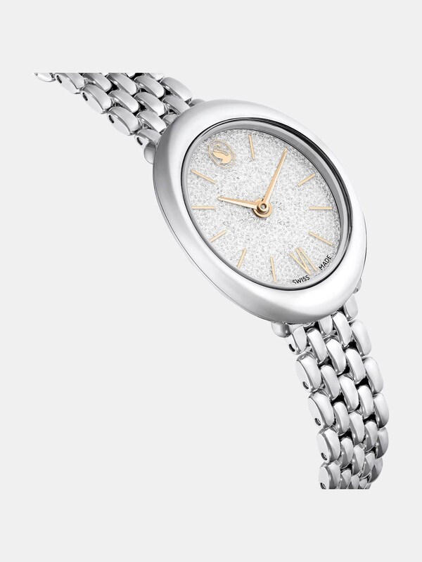 Seraphine Swarovski Silver Swiss Made Stainless Steel Metal Bracelet Imber Watch