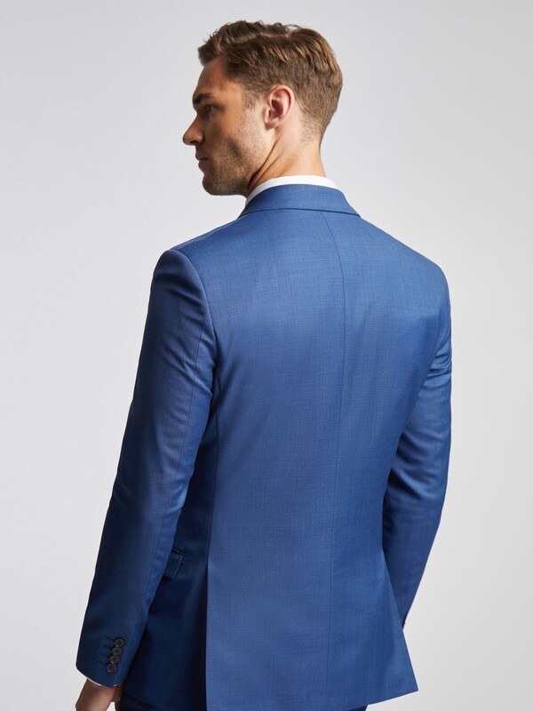 Seraphine Ted Baker Blue Slim Jacket Forbe Sharkskin