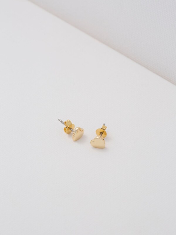 Seraphine Ted Baker Gold Tone HARLY: Tiny Heart Stud Earrings