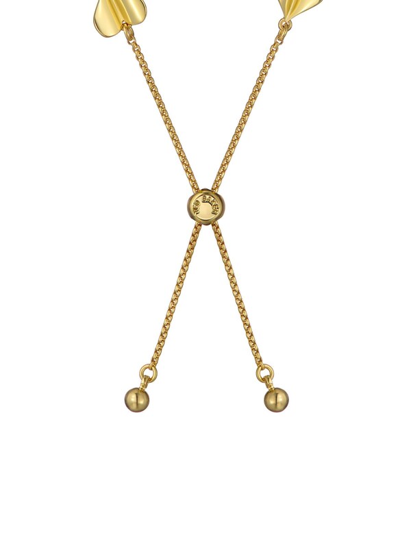 Seraphine Ted Baker Gold Tone HEDRA Flutter Heart Adjustable Bracelet