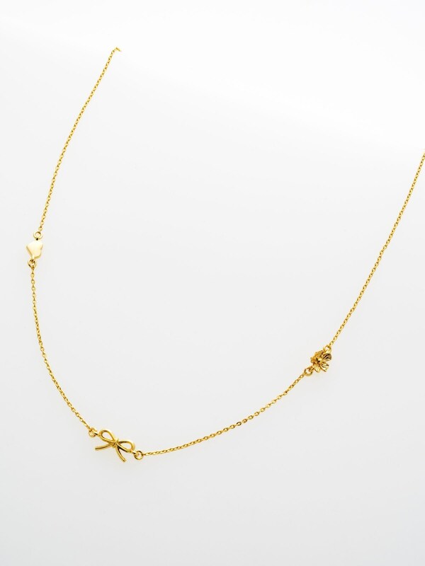 Seraphine Ted Baker Gold Tone IONA Mini Icons Necklace