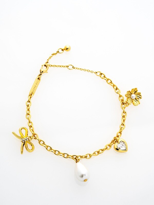 Seraphine Ted Baker Gold Tone ISABELL Icon Charm Adjustable Bracelet