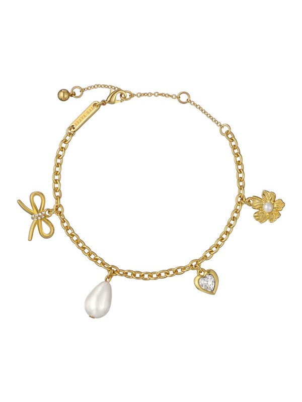 Seraphine Ted Baker Gold Tone ISABELL Icon Charm Adjustable Bracelet