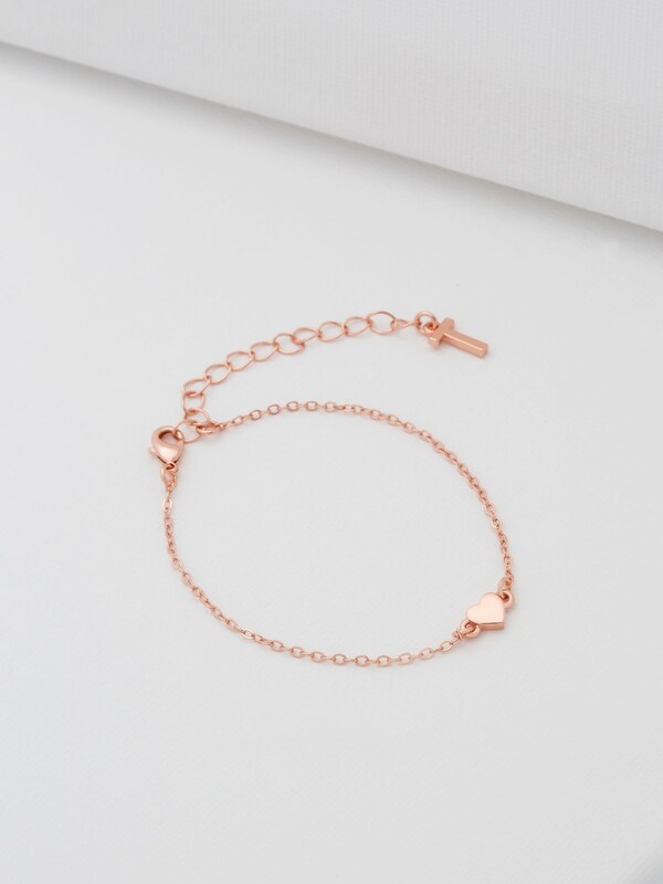 Seraphine Ted Baker Rose Gold HARSAA: Tiny Heart Adjustable Bracelet