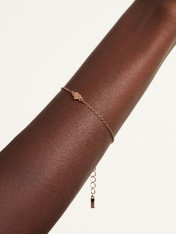 seraphine Ted Baker Rose Gold HARSAA: Tiny Heart Adjustable Bracelet