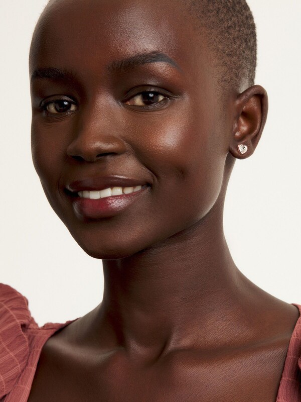 seraphine Ted Baker Rose Gold Tone HAN: Crystal Heart Earrings