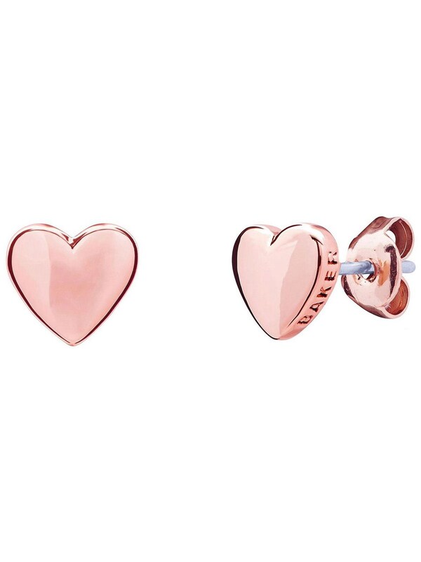 seraphine Ted Baker Rose Gold Tone HARLY: Tiny Heart Stud Earrings