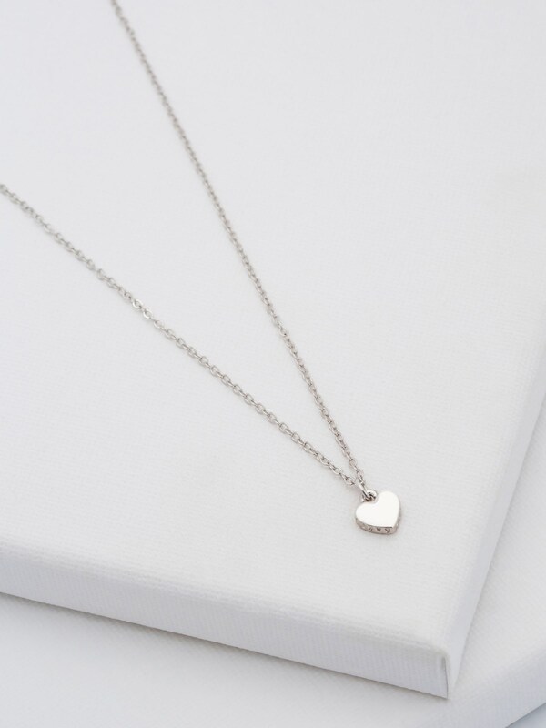 Seraphine Ted Baker Silver Tone HARA: Tiny Heart Pendant Necklace