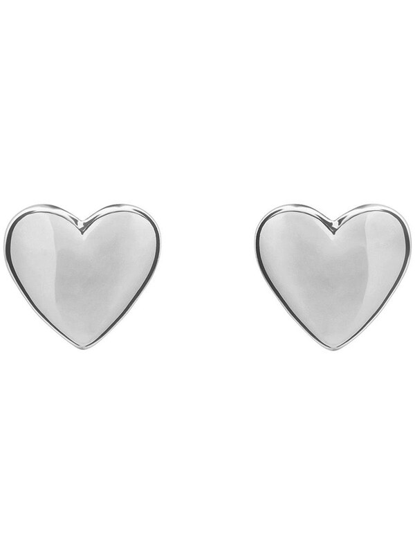 Seraphine Ted Baker Silver Tone HARLY: Tiny Heart Stud Earrings