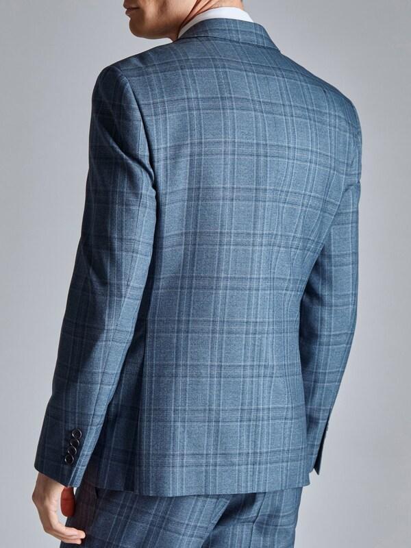 Seraphine Ted Baker Tailoring Large Blue Alder Check Slim Fit Jacket