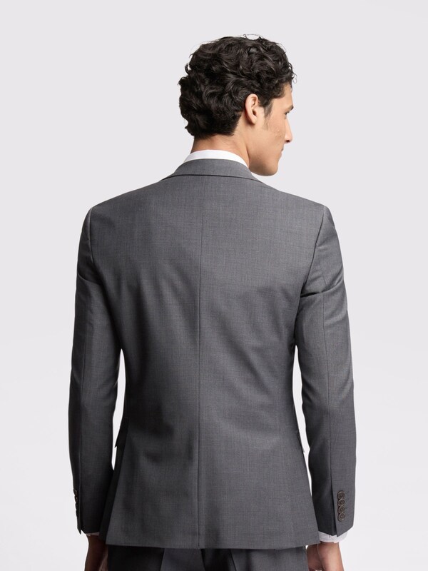 Seraphine Ted Baker Tailoring Prem Charcoal Grey Panama Slim Suit Jacket