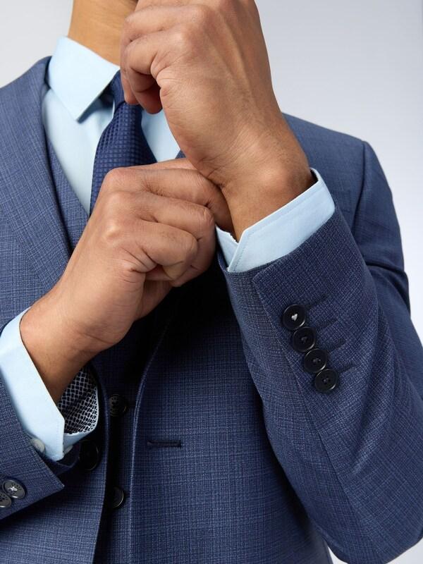 Seraphine Ted Baker Tailoring Slim Blue Foyle Airforce Scratch Jacket