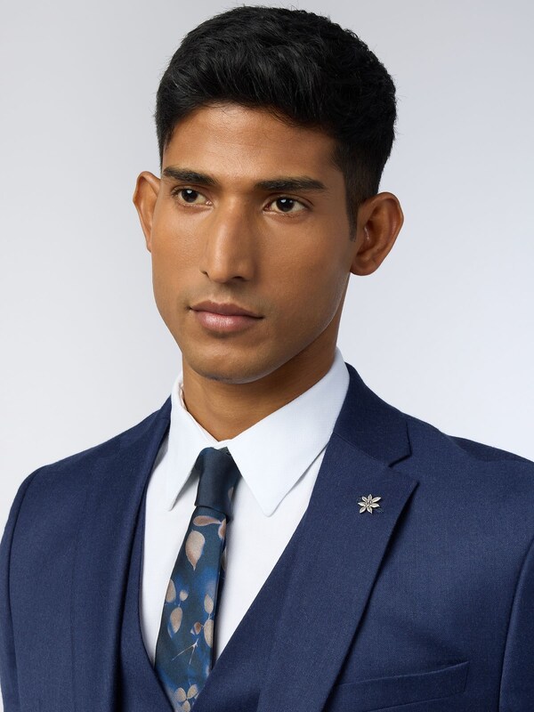 Seraphine Ted Baker Tailoring Slim Blue Keats Flannel Jacket