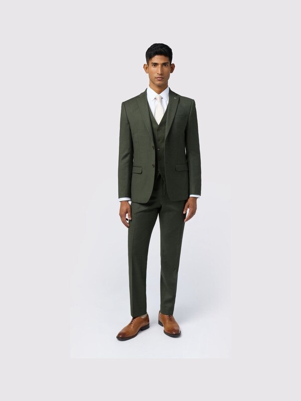 Seraphine Ted Baker Tailoring Slim Green Lear Flannel Jacket