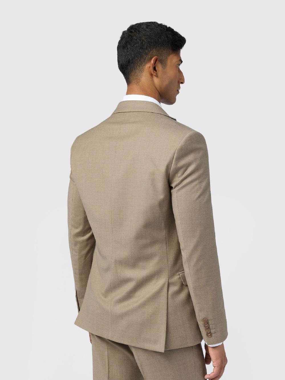 seraphine Ted Baker Tailoring Slim Natural Larkin Flannel Jacket