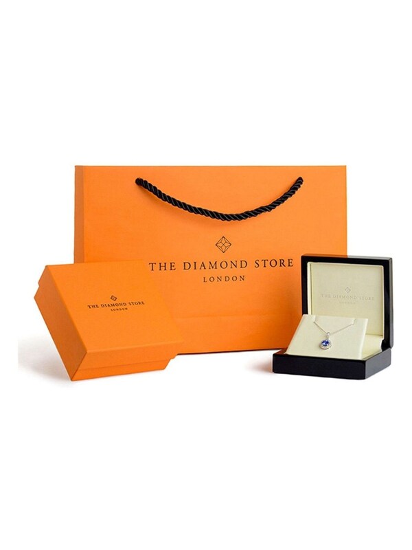 Seraphine The Diamond Store 9K White Gold 0.50ct H/Si Lab Diamond Solitaire Pendant Necklace