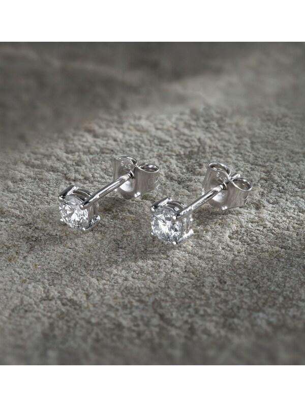 Seraphine The Diamond Store 9K White Gold 0.50ct H/Si Quality Lab Diamond Stud Earrings - 4.2mm