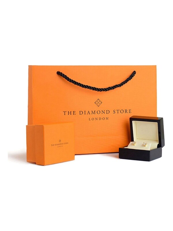 Seraphine The Diamond Store 9K White Gold Blue And Yellow Sapphire And Diamond Stellato Earrings