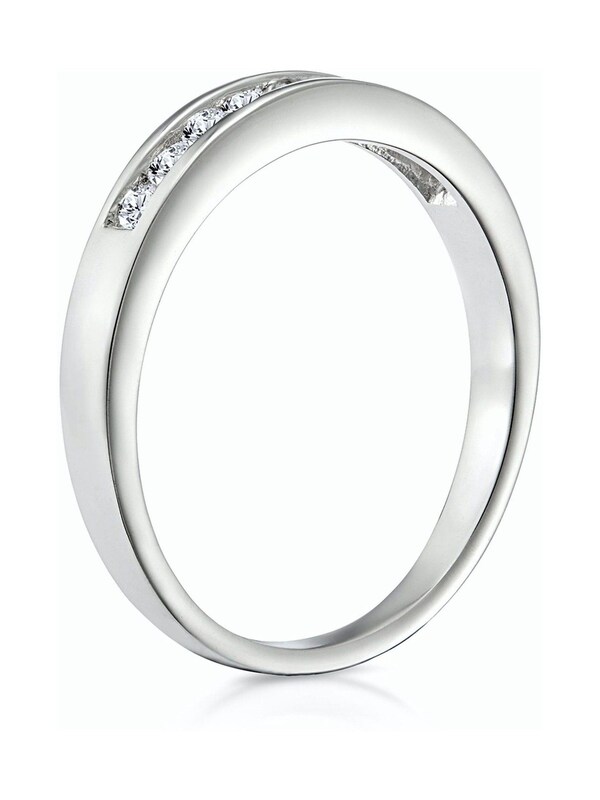 Seraphine The Diamond Store 9K White Gold Channel Set 0.25ct Lab Diamond Rae Half Eternity Ring