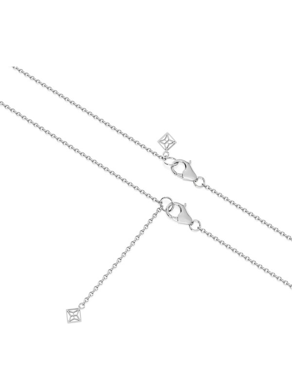 Seraphine The Diamond Store Sterling Silver Teardrop 0.10ct Round Cut Lab Grown Solitaire Pendant Necklace