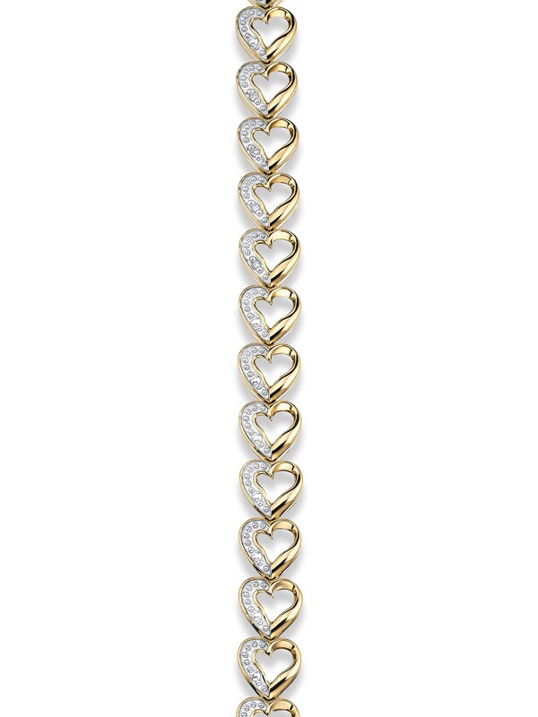 Seraphine The Diamond Store White Diamond 18k Vermeil Heart Bracelet