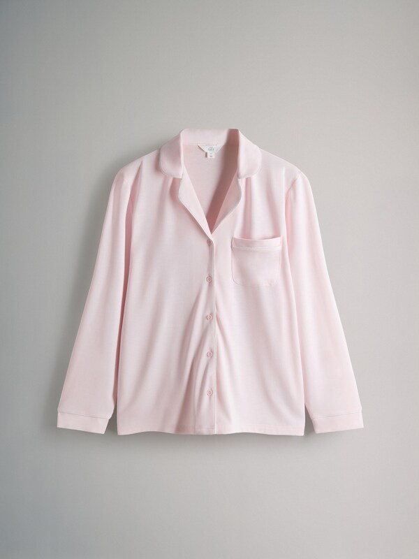 Seraphine The Set 2 Pack Polyester Viscose Blend Button Through Long Pyjamas With Piping Animal/Pink