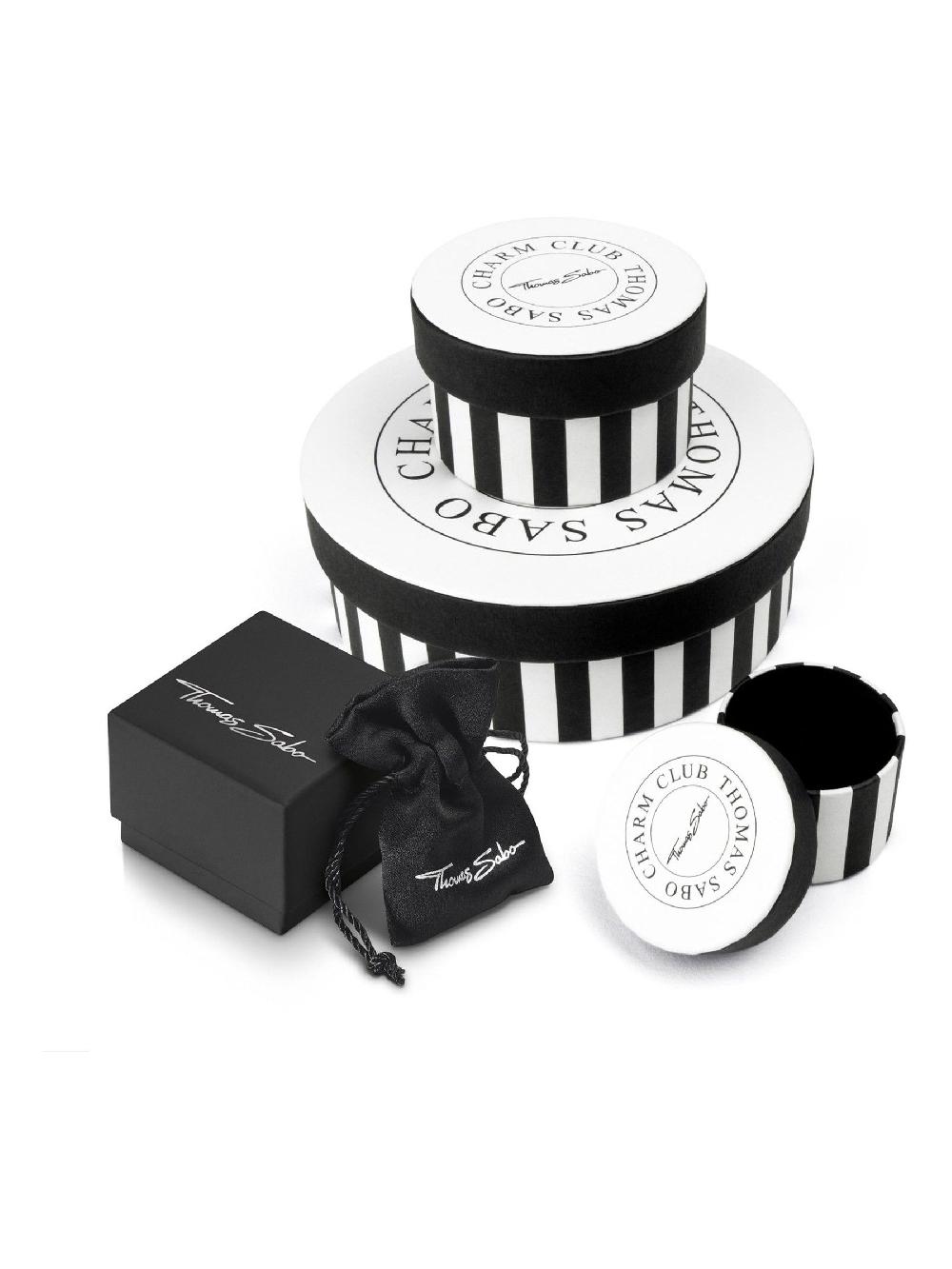 seraphine Thomas Sabo Black Braided 925 Silver Bracelet