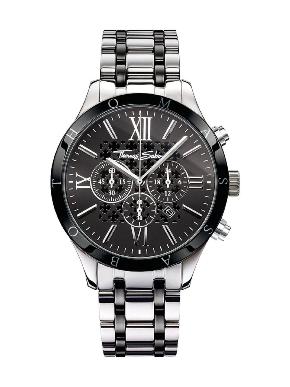 seraphine Thomas Sabo Black Rebel Urban Steel Ceramic Watch