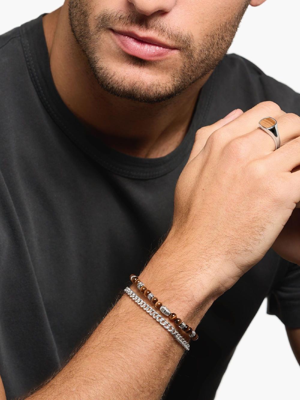 seraphine Thomas Sabo Silver Chain Bracelet Retro Classic Statement