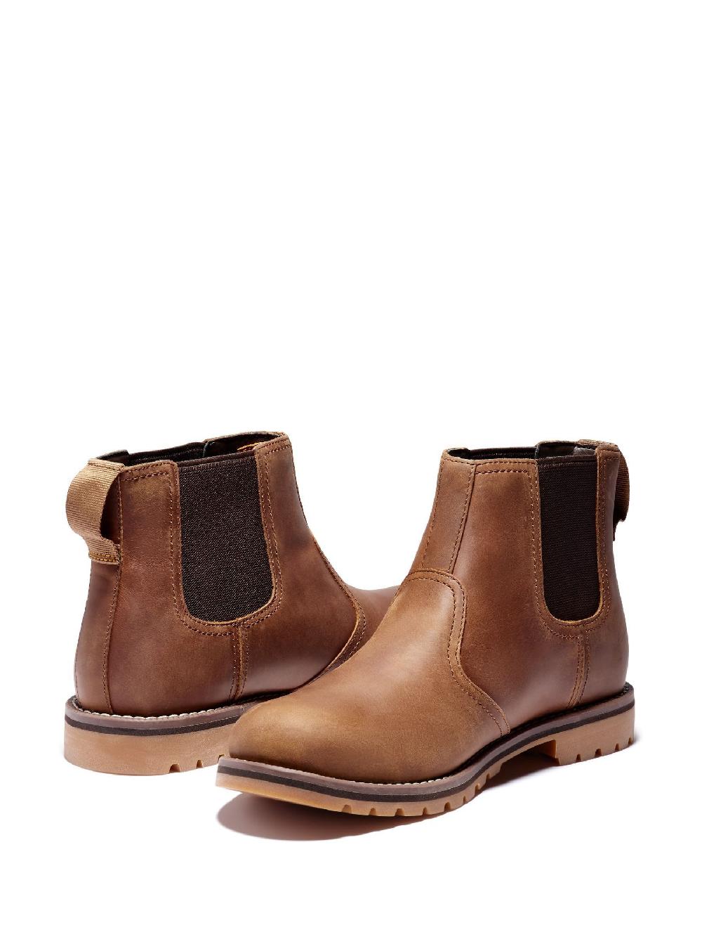 seraphine Timberland Brown ® Larchmont Leather Chelsea Booots