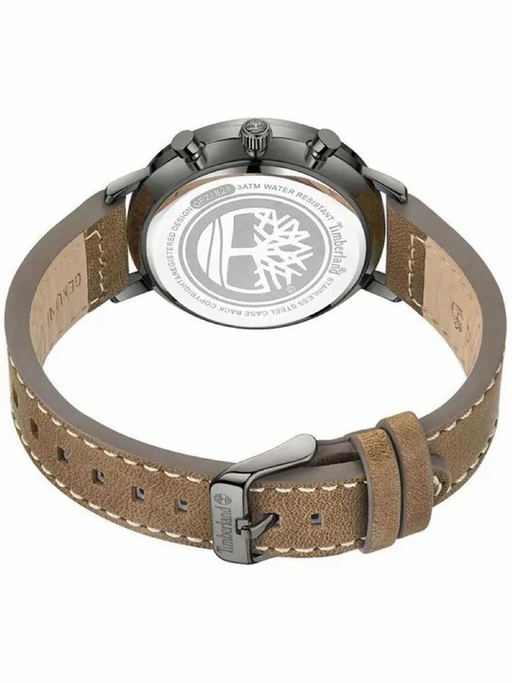 seraphine Timberland Light Brown Sterling Leather Strap 3ATM Watch
