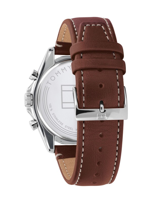 Seraphine Tommy Hilfiger Brown Watch With Leather Strap