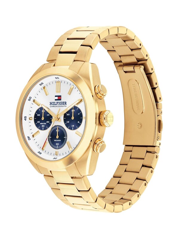 Seraphine Tommy Hilfiger Gold Tone Gold Plated Bracelet Watch