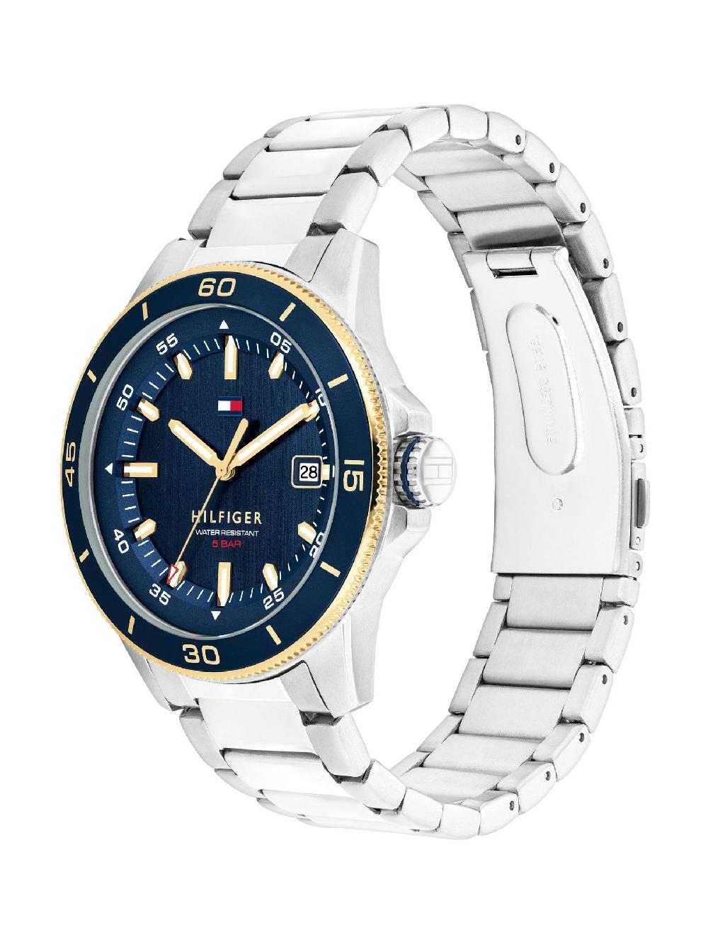 seraphine Tommy Hilfiger Silver Tone Stainless Steel Bracelet Watch