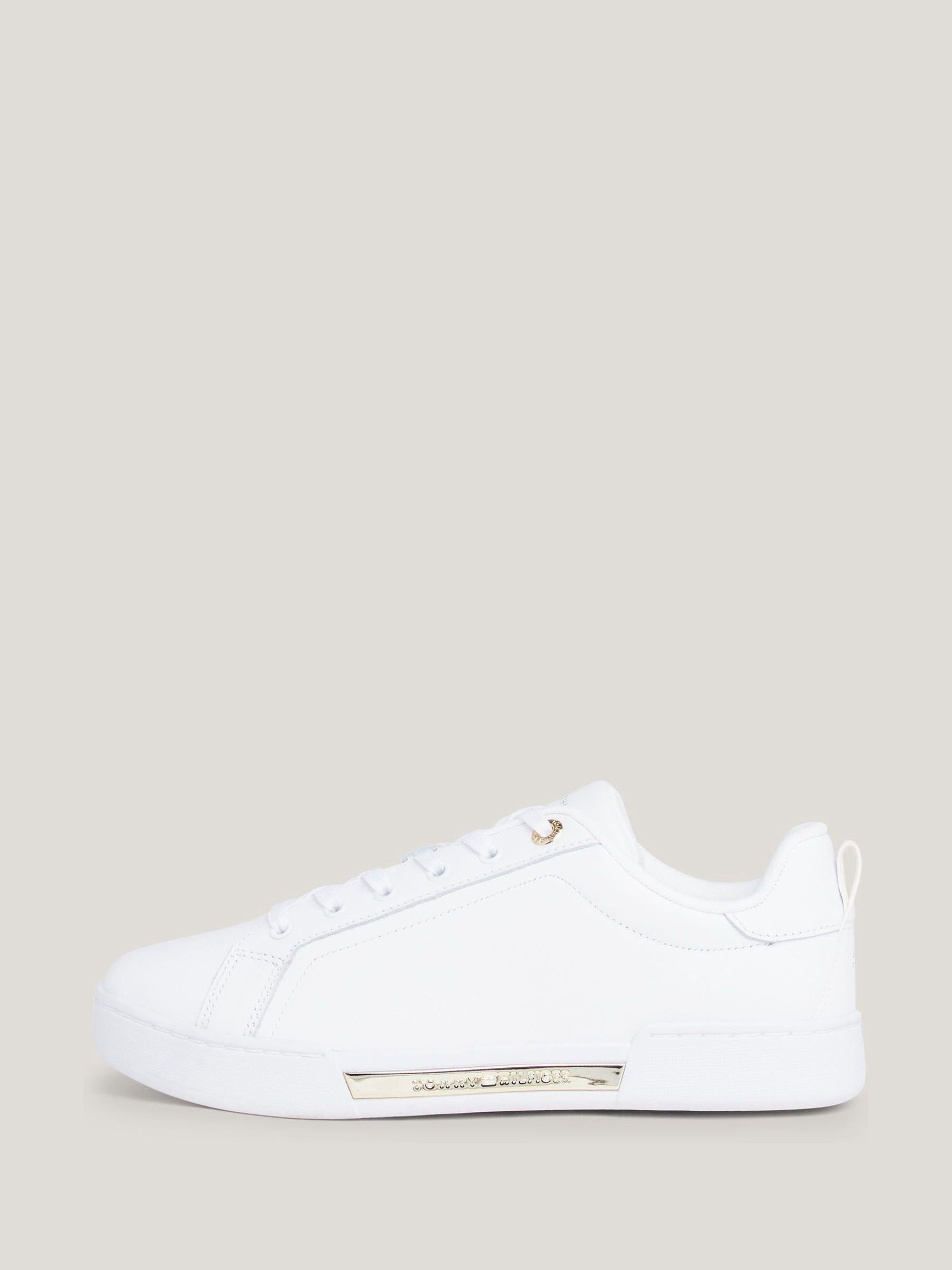 seraphine Tommy Hilfiger White Chique Court Trainers