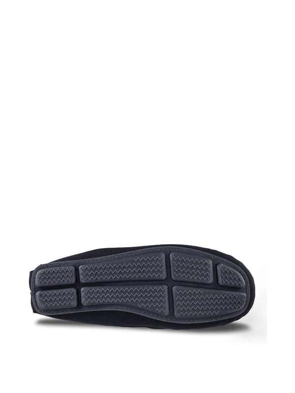 Seraphine Totes Blue Isotoner Mens Herringbone Lined Moccasin
