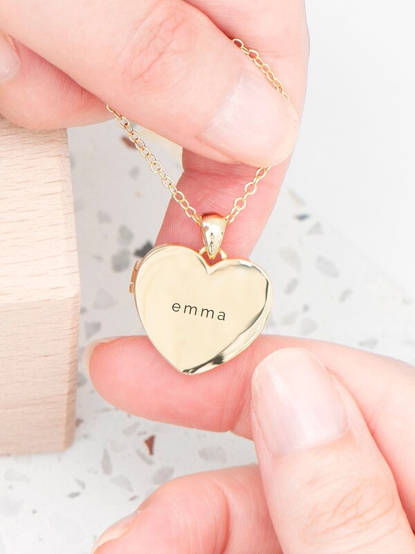 Seraphine Treat Republic Personalised Heart Photo Locket